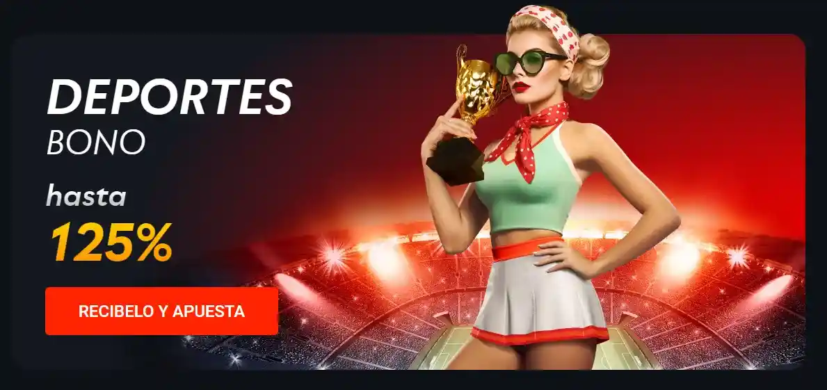 Deportes Bono hasta 125% Pin Up Bono Hasta